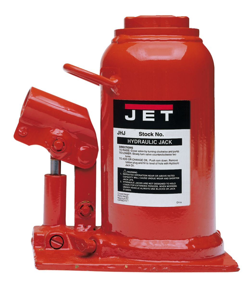 Hydraulic Bottle Jack, 17-1/2 Ton Capacity, Low Profile, 2 Pieces
