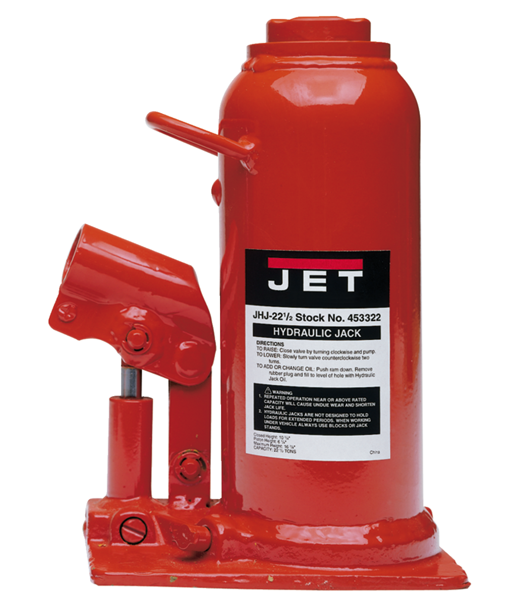 Hydraulic Bottle Jack, 22-1/2 Ton Capacity