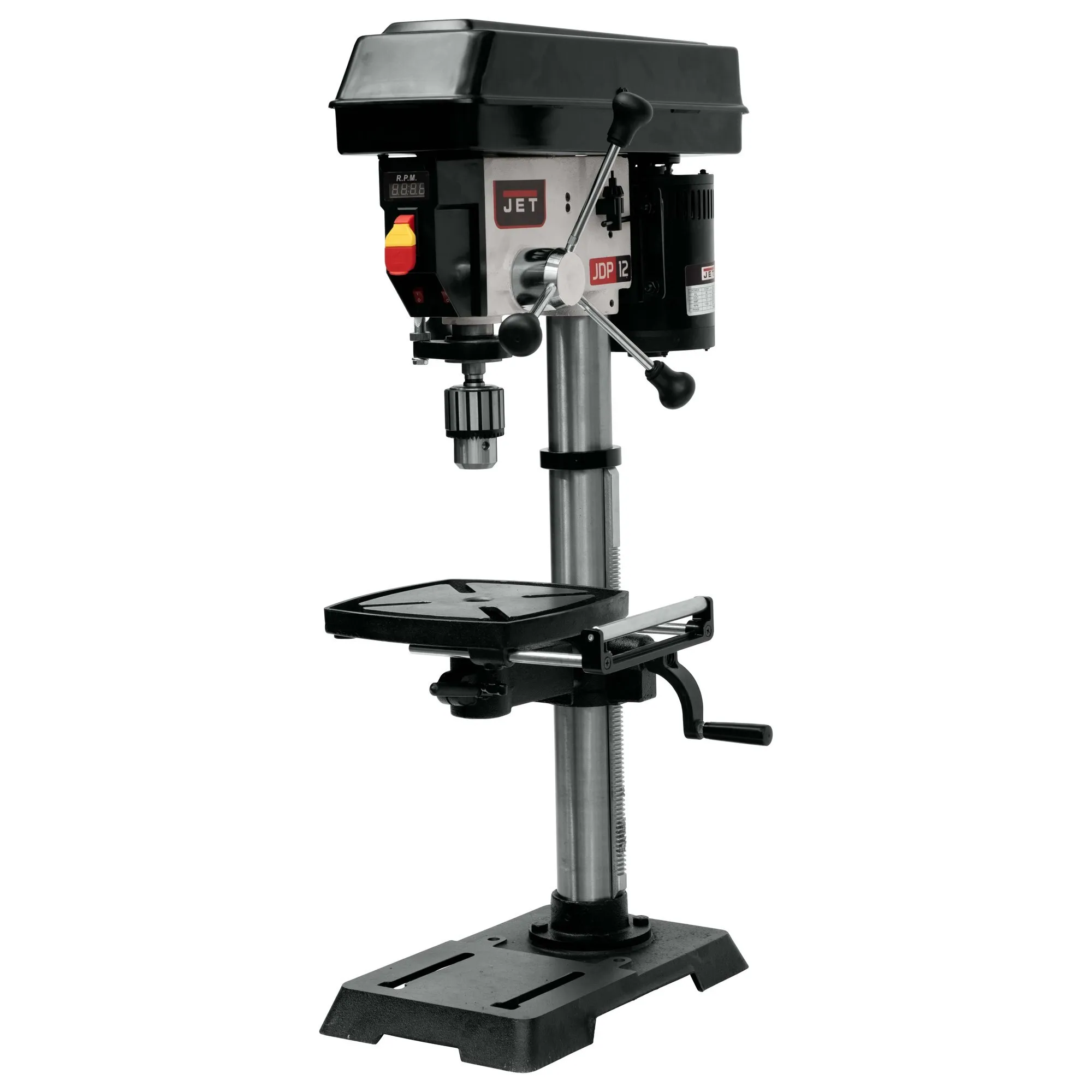 Bench Drill Press, Belt Drive, 1/2 hp, 115 V, 12 Inch Swing, Variable Speed