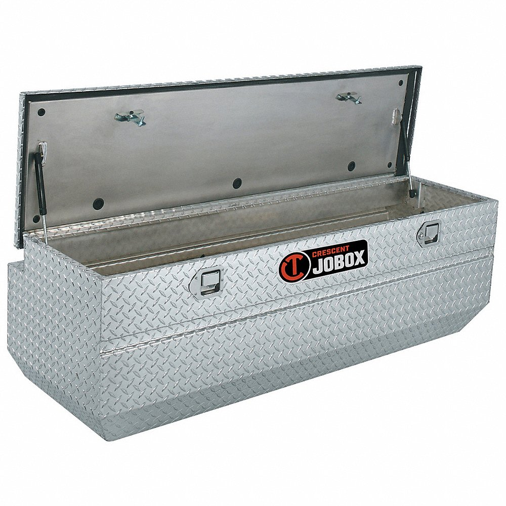 JOBOX PAH1420000 Truck Chest, Full Size, 61 x 20.625 x 19.37 Inch Size, Bright, Aluminium | CM9GDJ