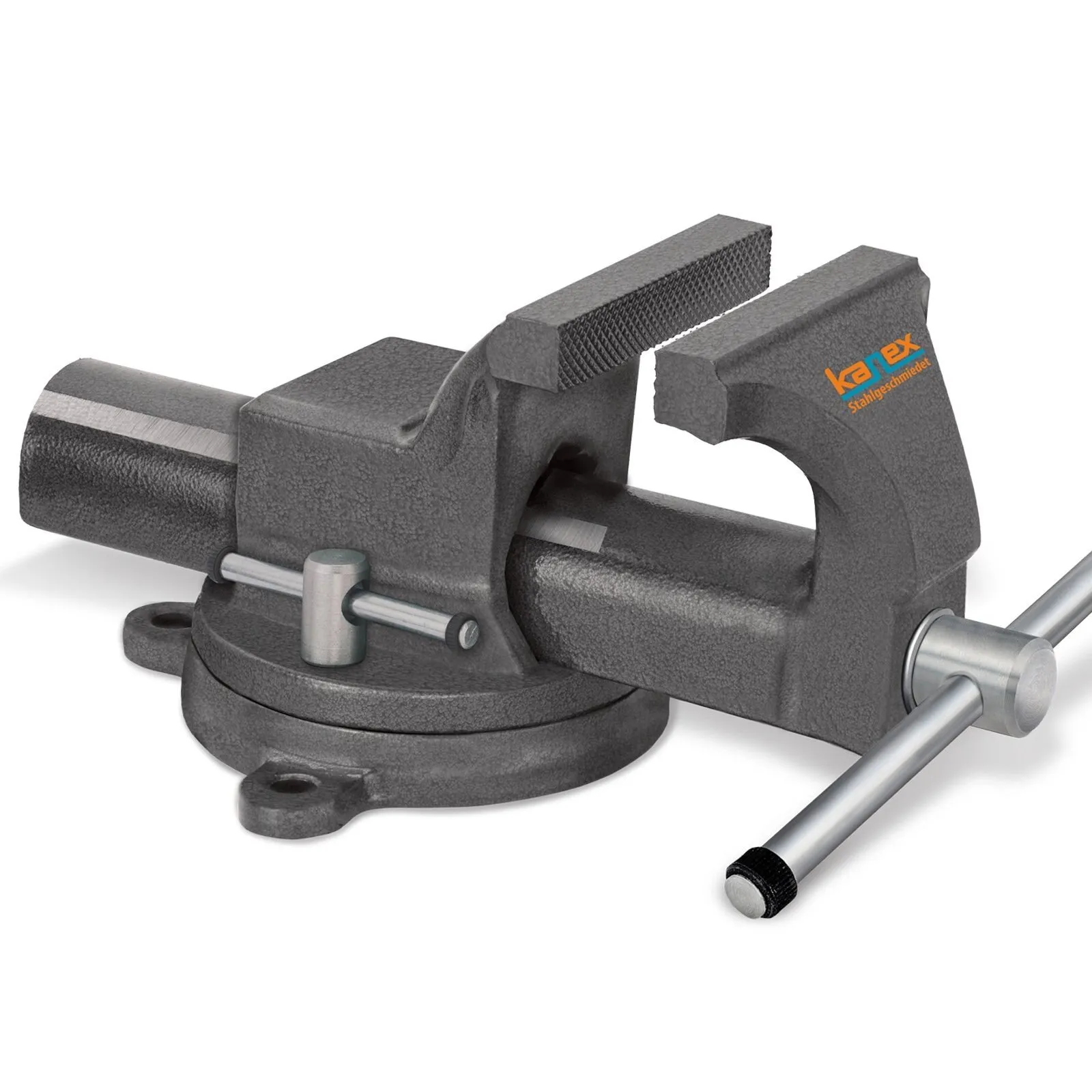 Kanex Drop-Forged Vise With Swivel Base 125 mm