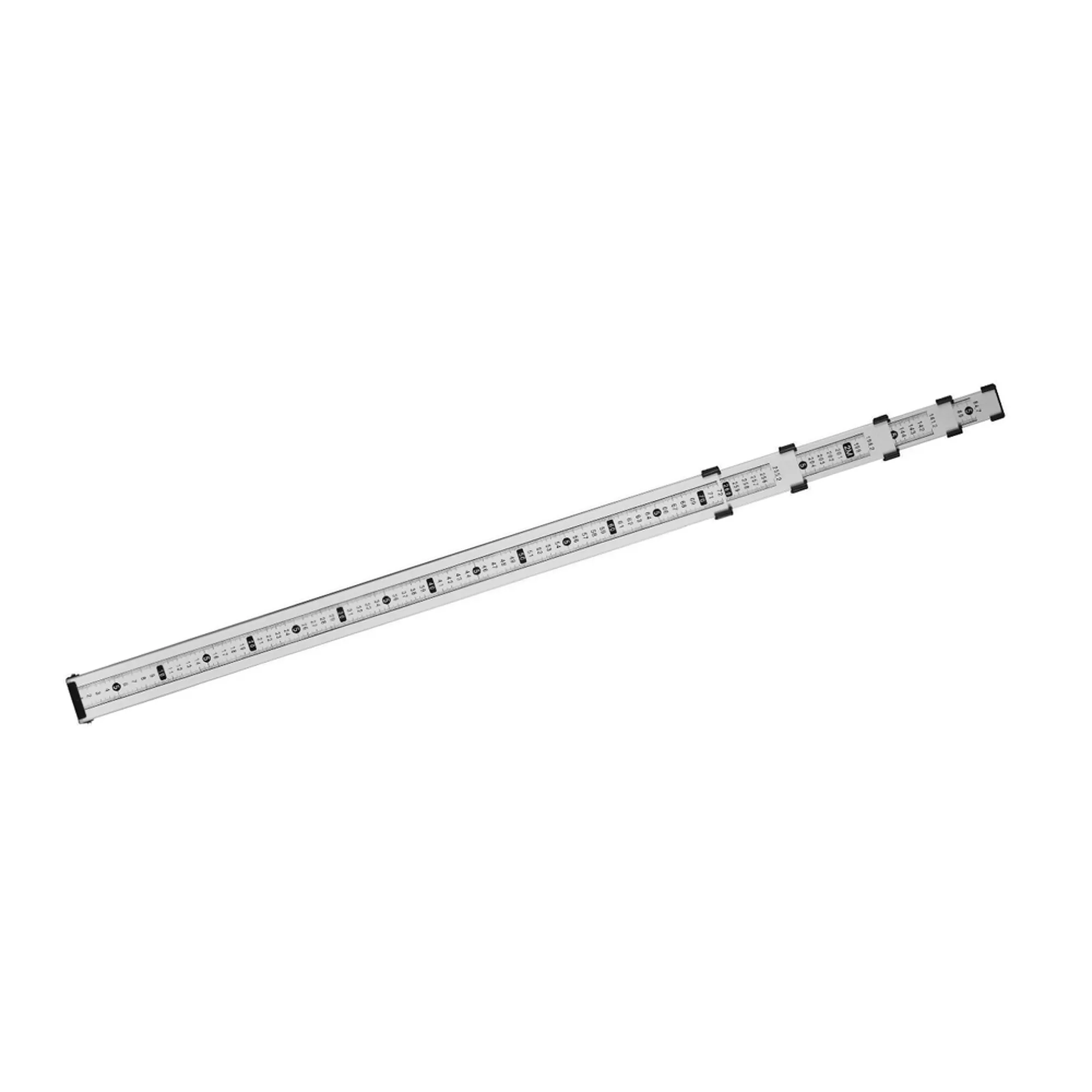 630 Telescopic Aluminum Ruler, Metric Graduation 4m