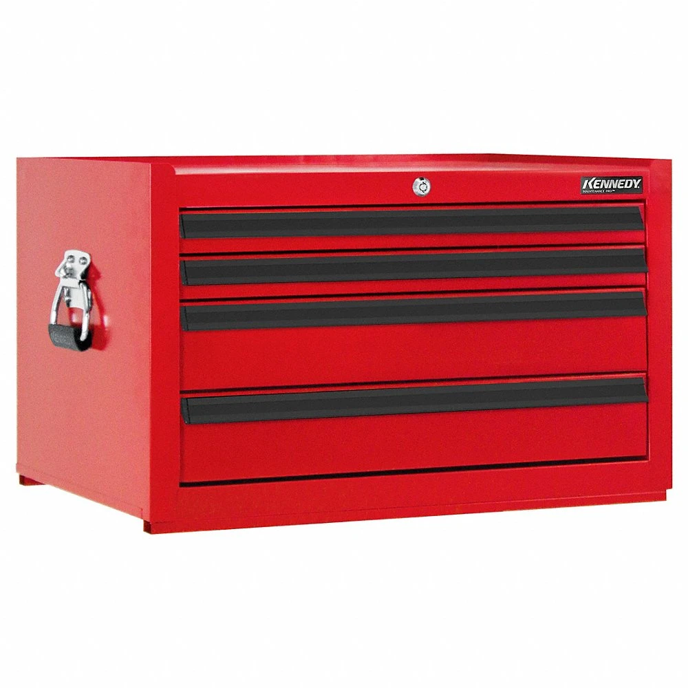 Top Chest, Heavy Duty, 29 Inch Wd, 20 Inch Dp, 16 1/2 Inch Ht, Keyed, Red