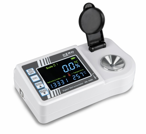 Digital Refractometer, 1.333-1.529 nD Refractive Index Measuring Range, for Alcohol