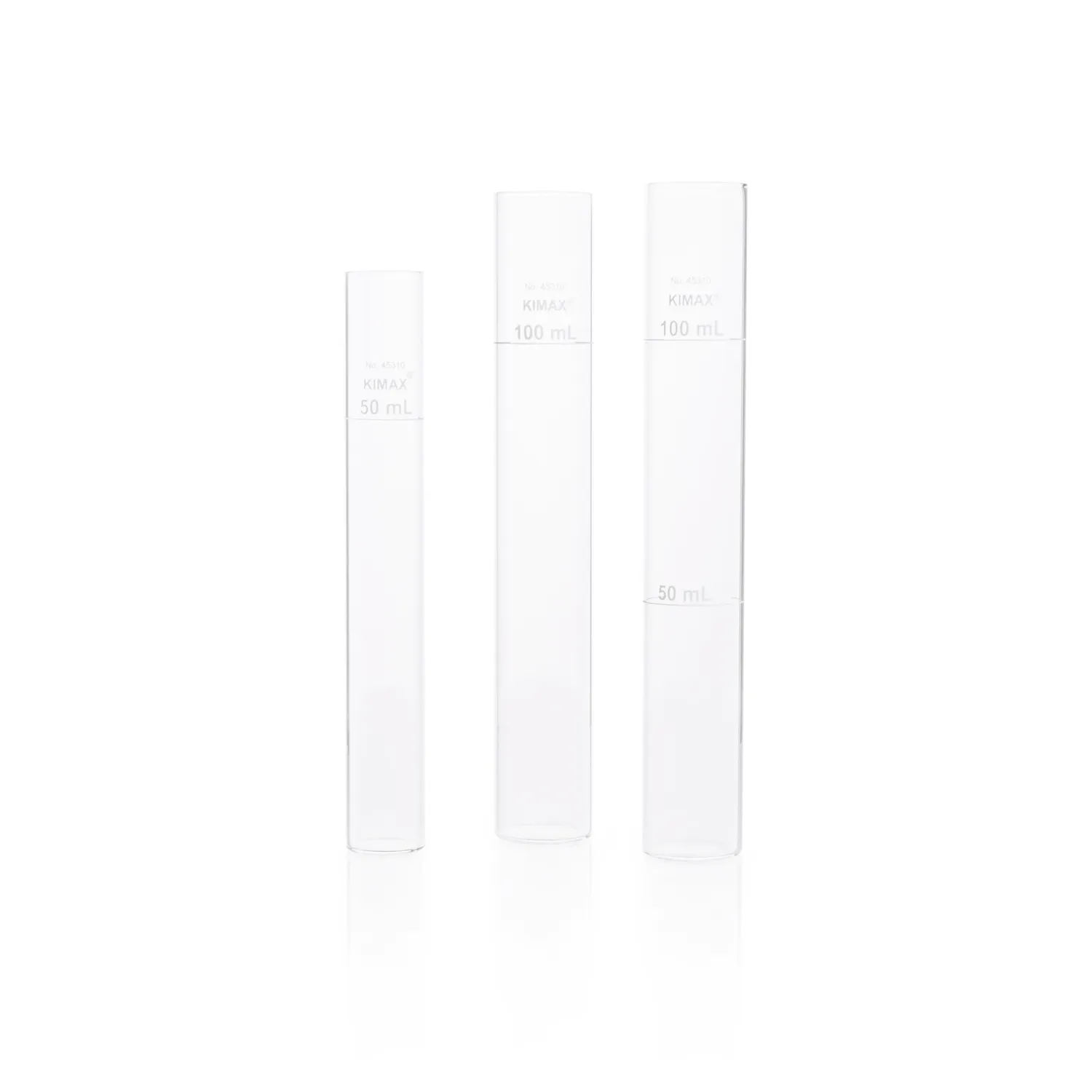 Color Comparison Tube, 200 mm Length, 100 ml Graduation Intervals