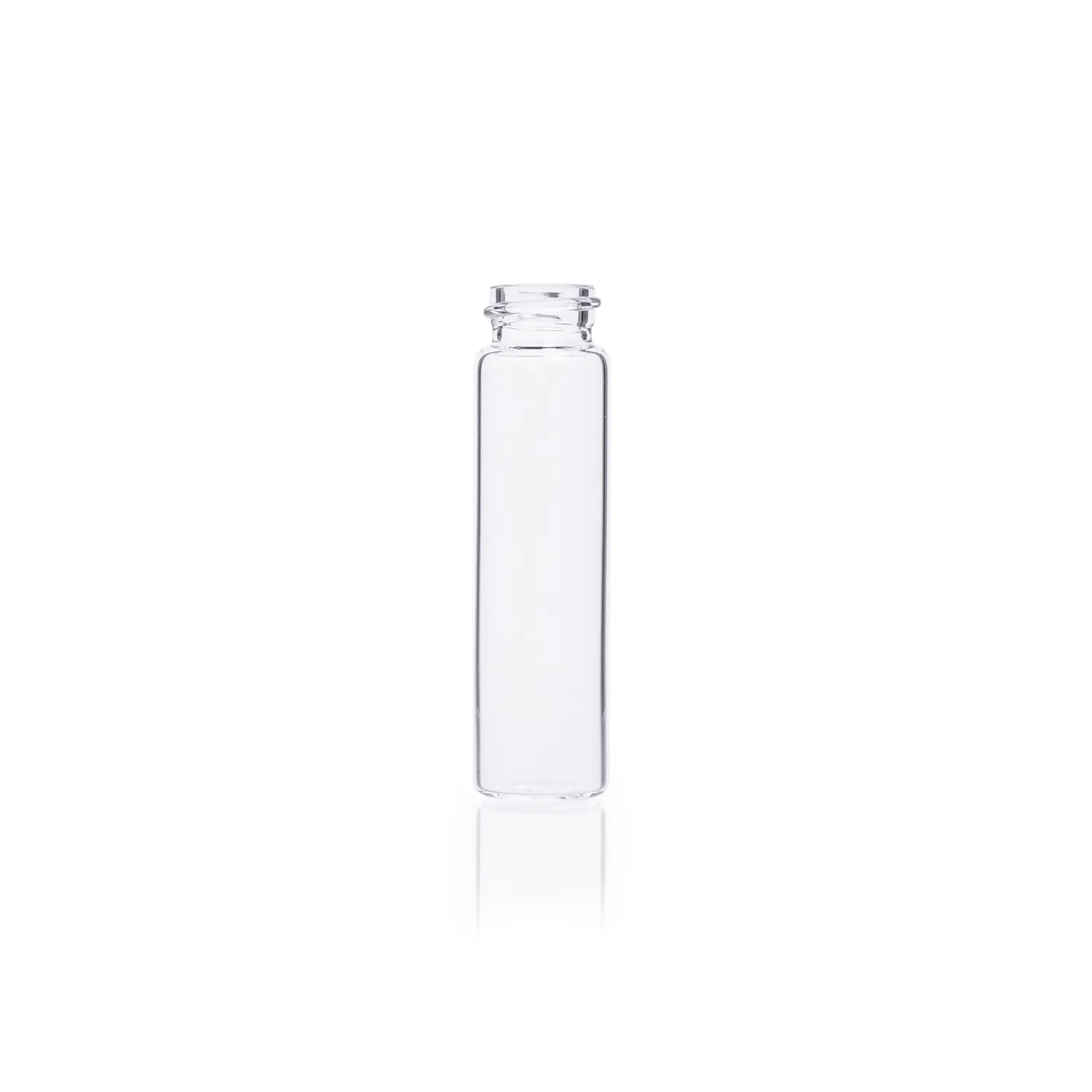 Clear Sample Vial, 24 ml Capacity, 23 mm OD, 20-400 Thread, 85 mm Height, 1000PK