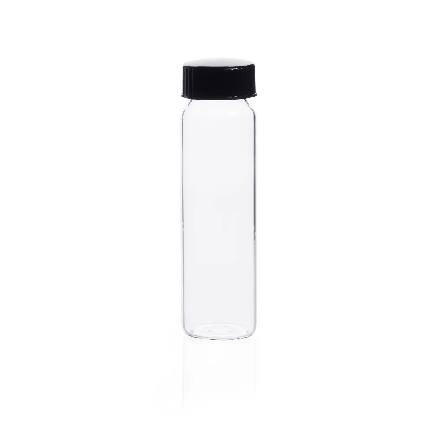 Clear Sample Vial, 24 ml Capacity, 23 mm OD, 20-400 Thread, 85 mm Height, 144PK