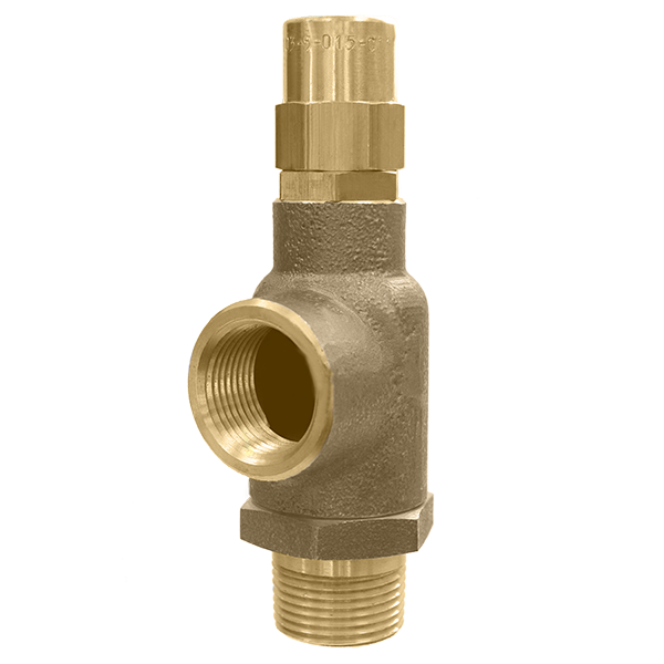 KINGSTON VALVES 103-5-000 Side Relief Valve, 3/4 Inch Size, 10-300 Psi, Non Code, Brass Seat | CE7AXA