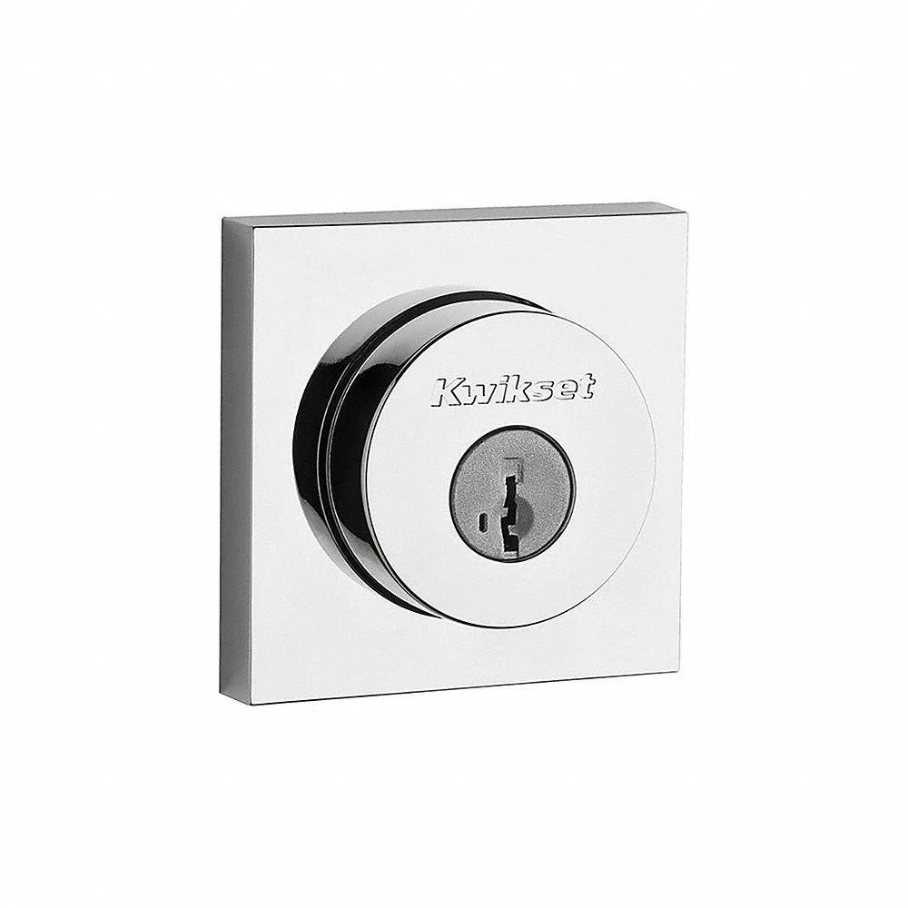 Single Cylinder Deadbolt, 1 3/4 Inch Door Thick - Max, Chrome