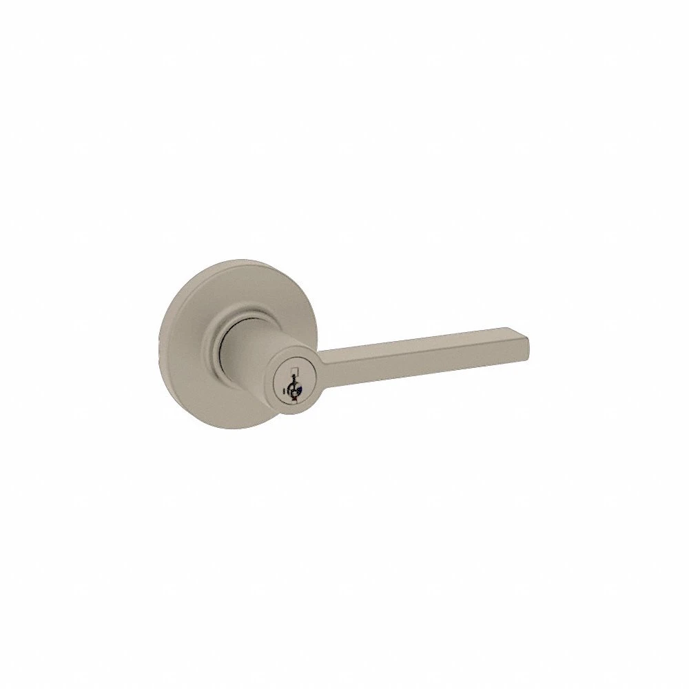 Door Lever Lockset, Office Lever Locksets, Nickel, ADA Compliant