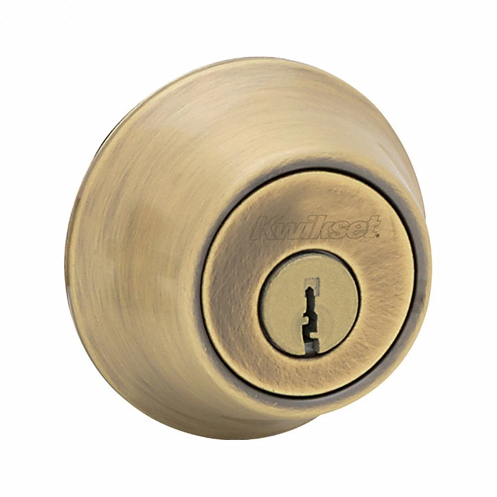 Single Cylinder Deadbolt, 1 3/4 Inch Door Thick - Max, Brass