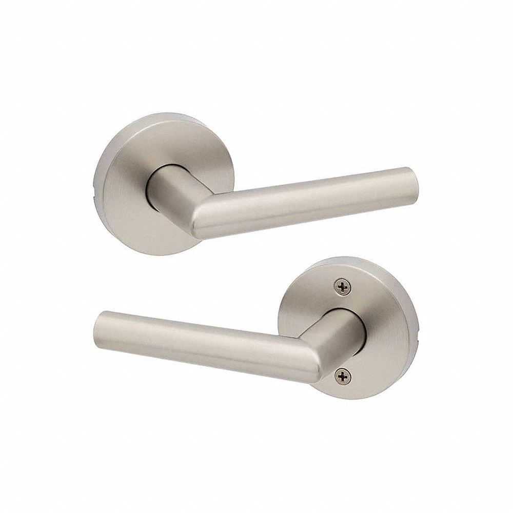 Door Lever Lockset, Passage Lever Locksets/Storeroom Lever Locksets, Nickel, ADA Compliant