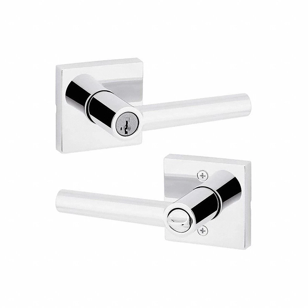 Door Lever Lockset, Office Lever Locksets, Chrome, ADA Compliant