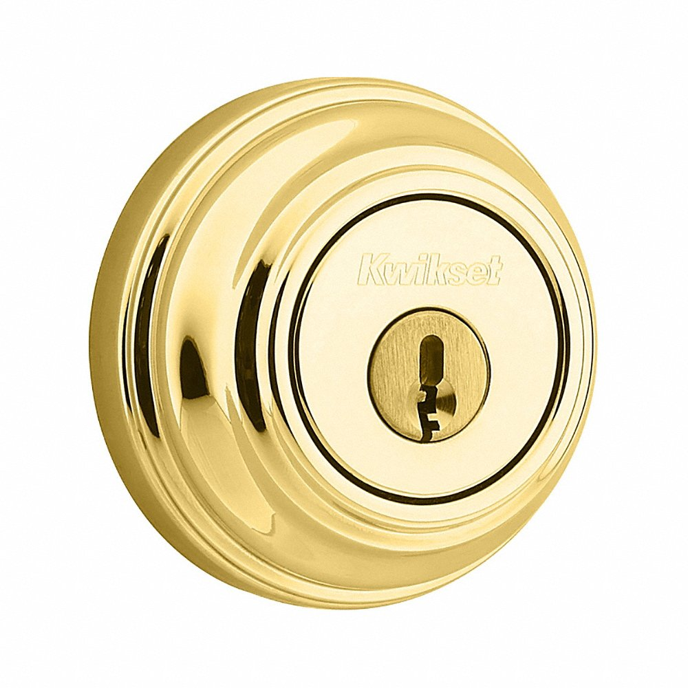 Single Cylinder Deadbolt, 1 3/4 Inch Door Thick - Max, Brass