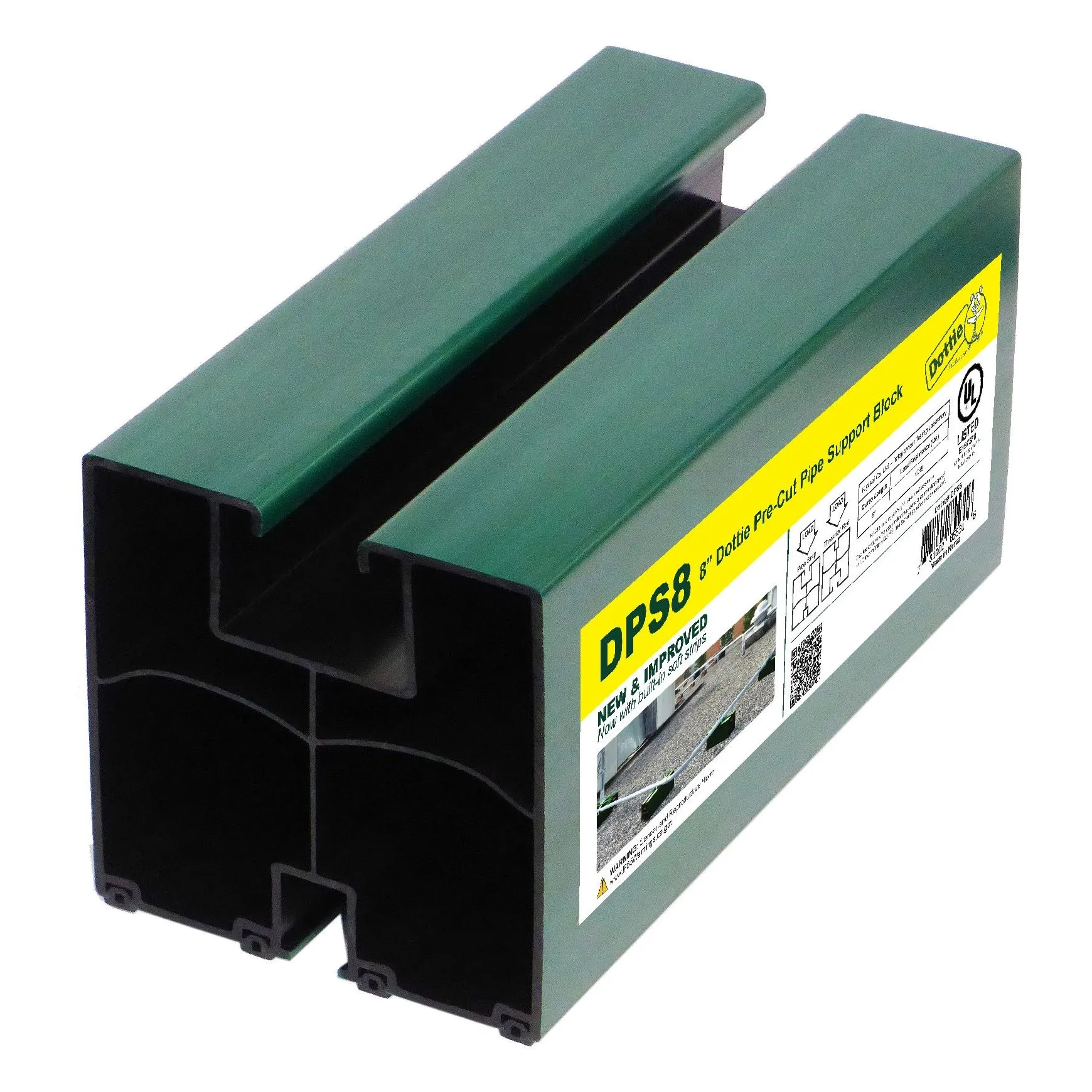 L.H. DOTTIE DPS8 8 Feet Feet Rooftop Pipe Support, 9PK | CY8KFY