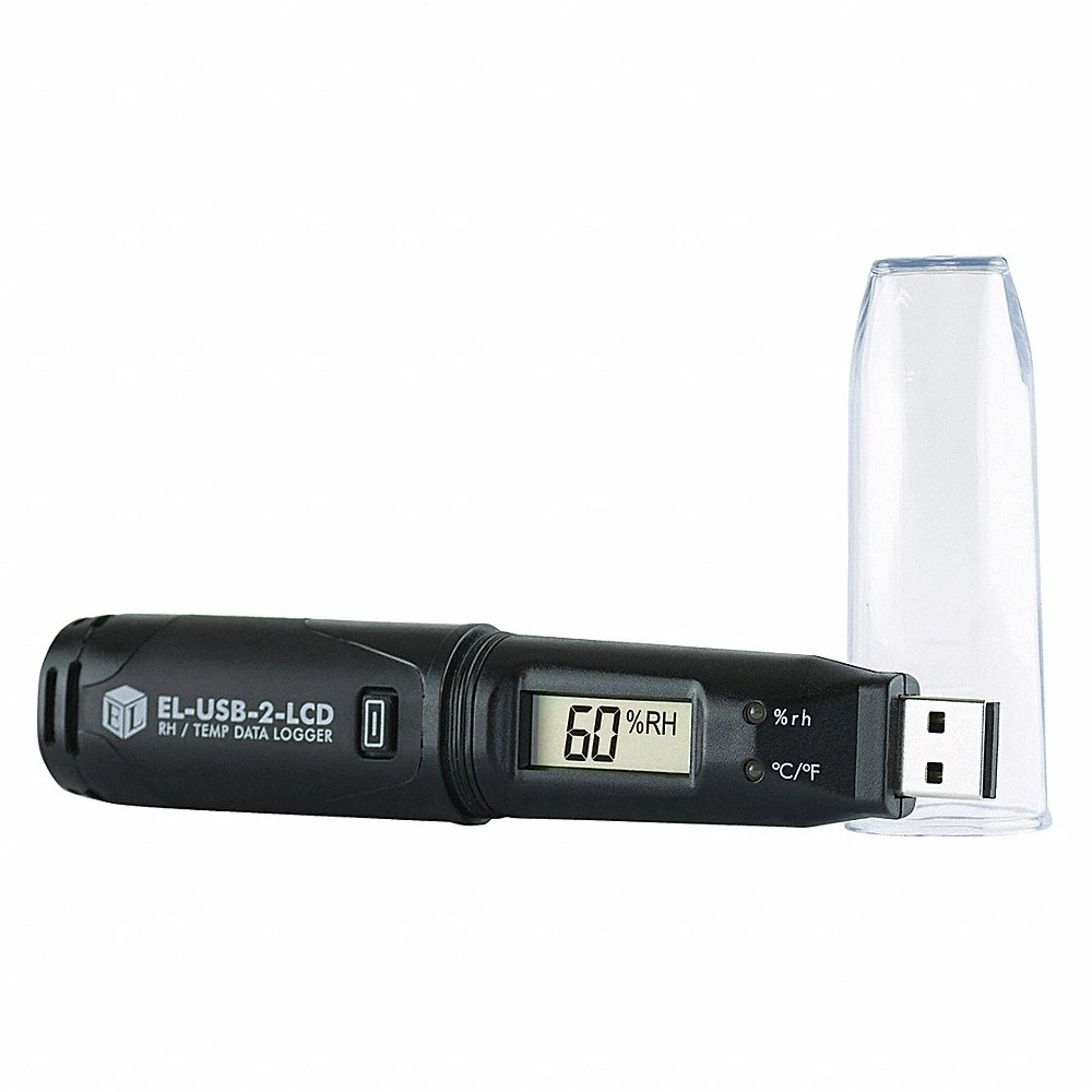 Data Logger, -31 Deg F to 176 Deg F, -35 Deg C to 80 Deg C, USB