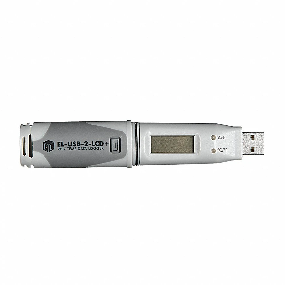 Data Logger, -31 Deg F to 176 Deg F, -35 Deg C to 80 Deg C, USB