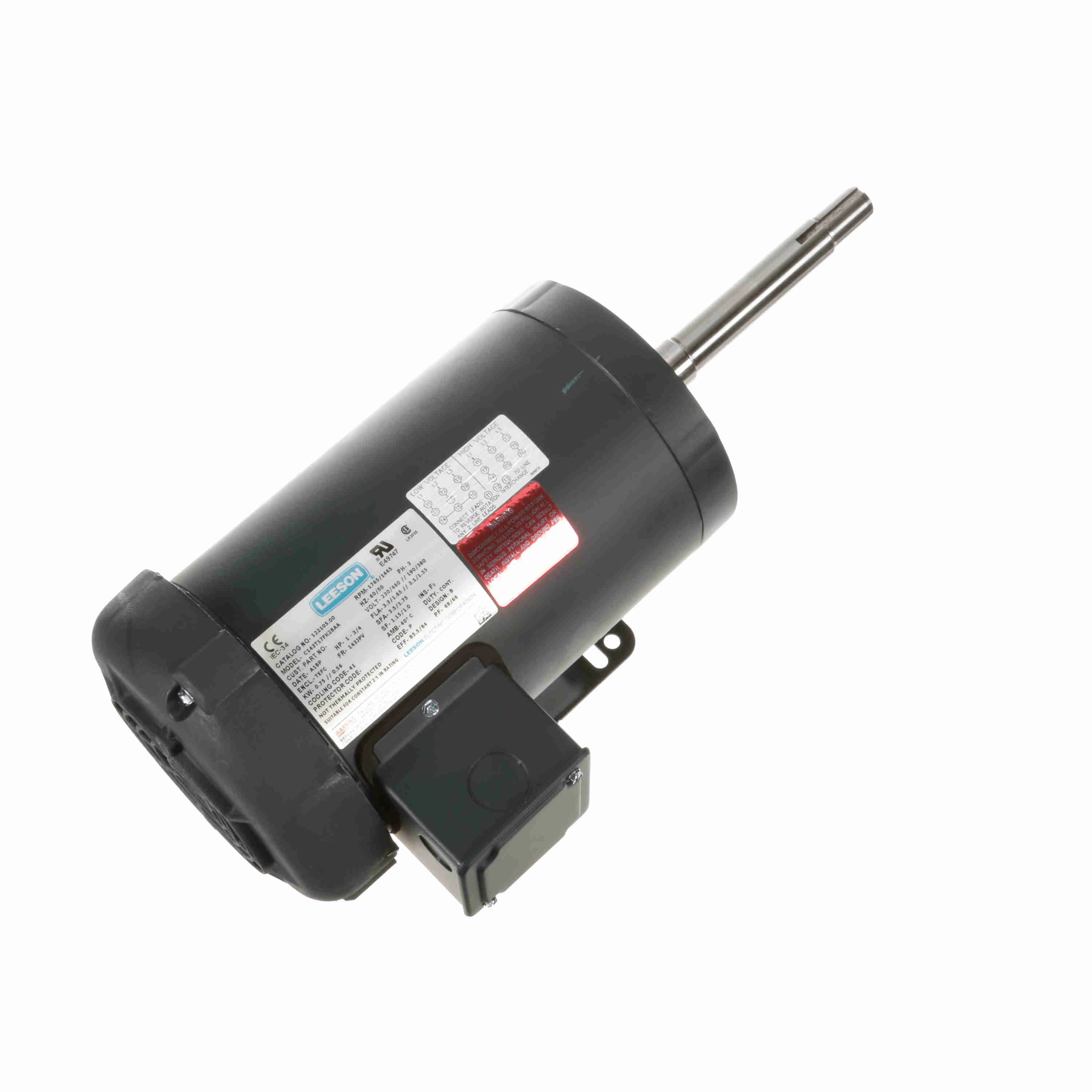 Jet Pump Motor, 1HP, 1800 RPM, 230/460V, 60Hz