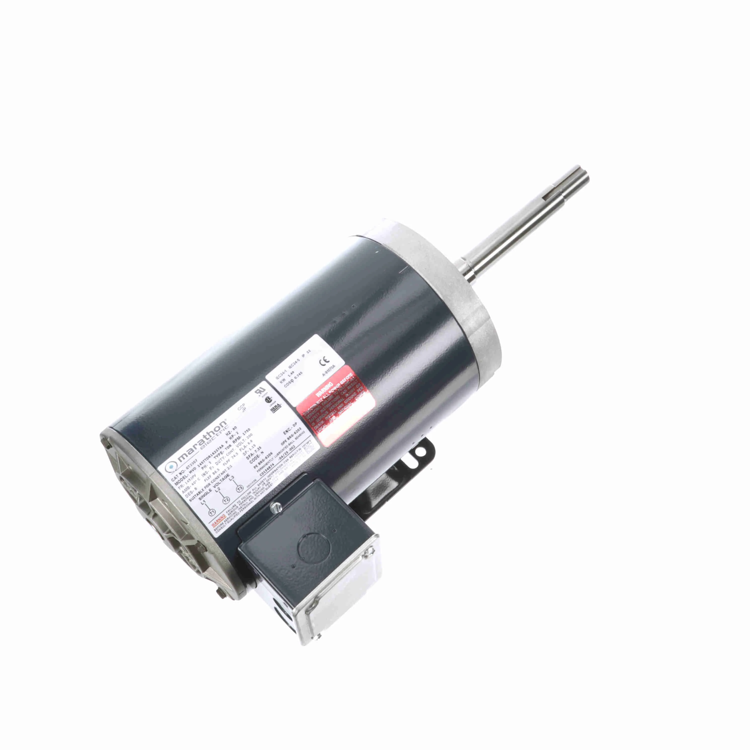 MARATHON MOTORS 145TTDR16337 GT2307 Close-Coupled Pump Motor | AJ2MLC GT2307
