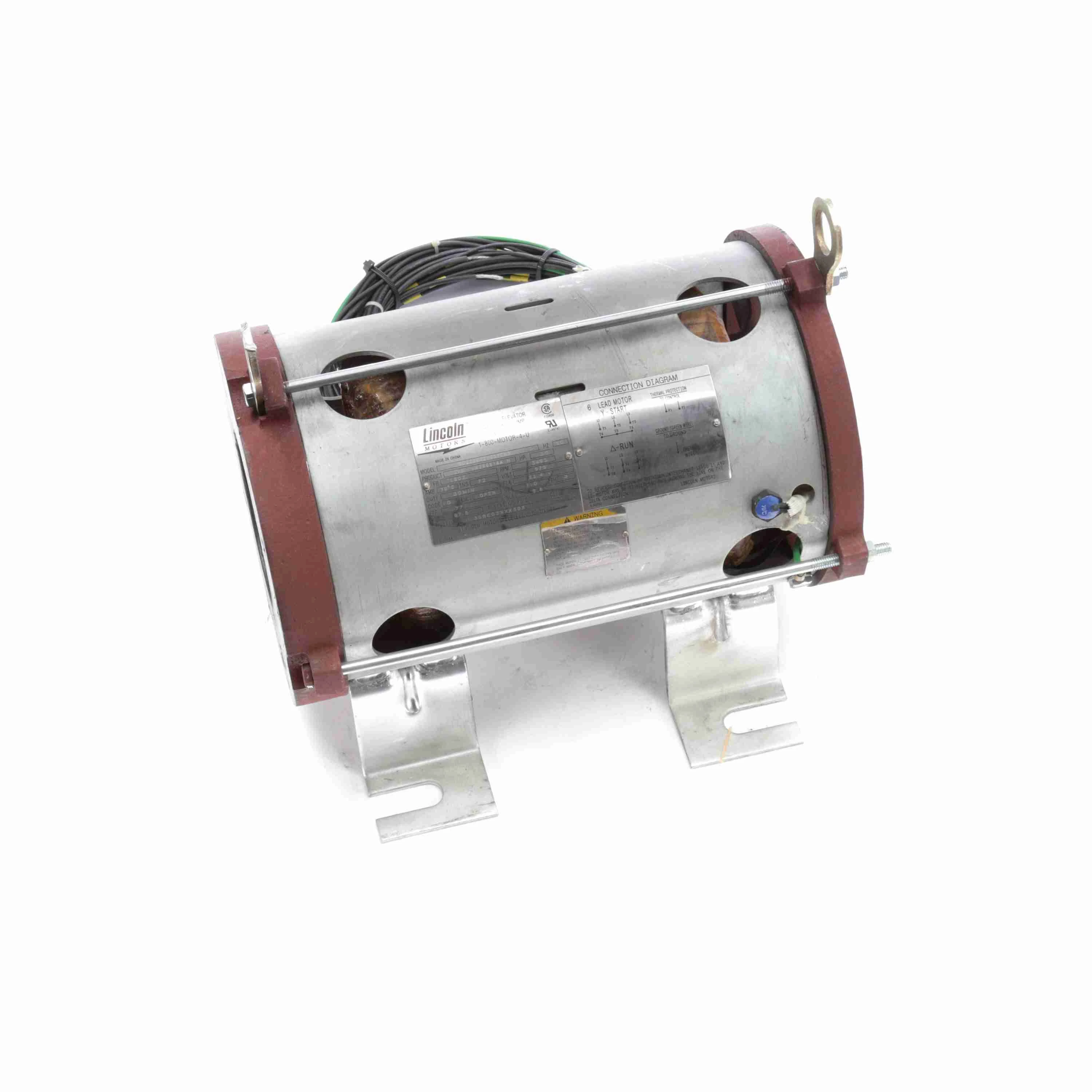 Elevator Duty Motor, 3 Phase, 3600 RPM, 575V, 160Z Frame