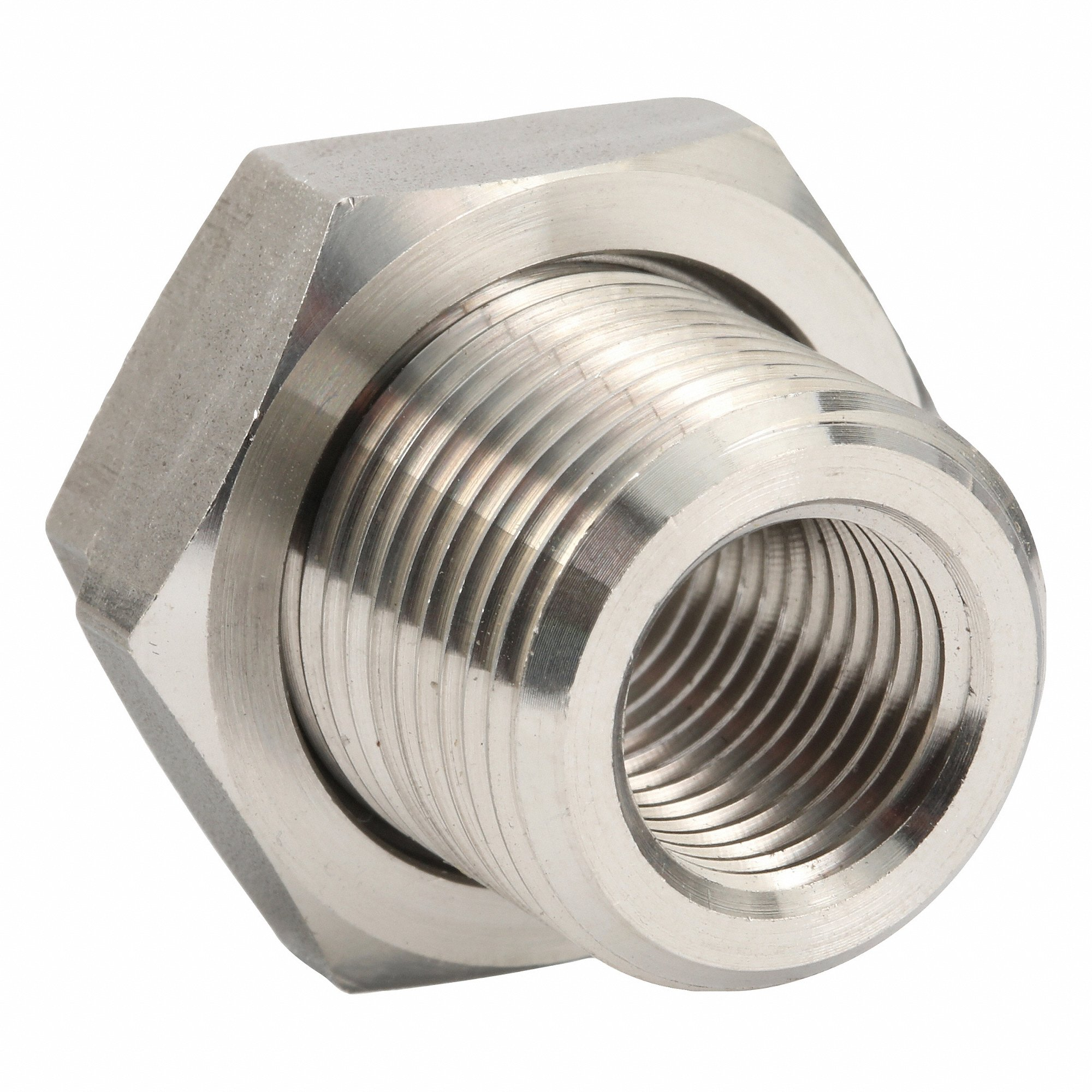 LEGRIS 1817 00 13 Bulkhead Coupling, 316L Stainless Steel, 1/4 Inch x 1/4 Inch Fitting Pipe Size | CR8PZE 60XL89