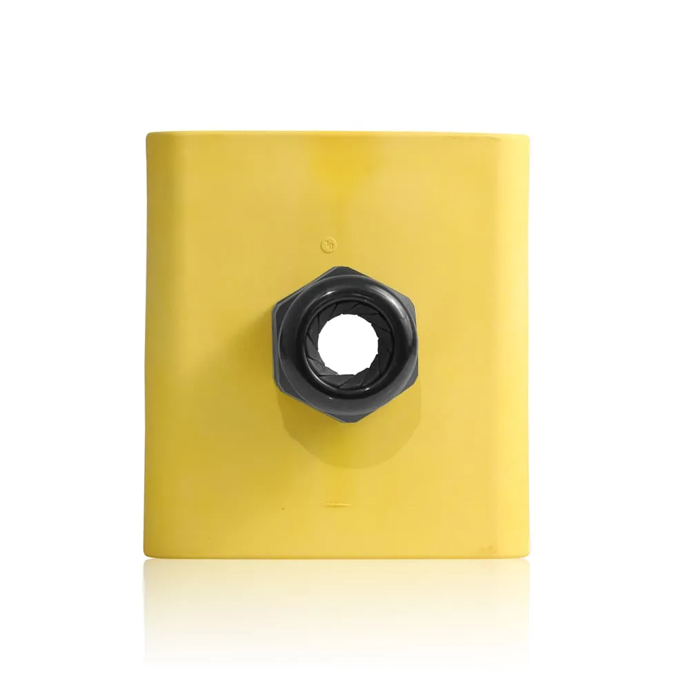 LEVITON 3200-2Y Portable Outlet Box, 2Gang, 2Inlet, 5.65 InchL | CY6WKD