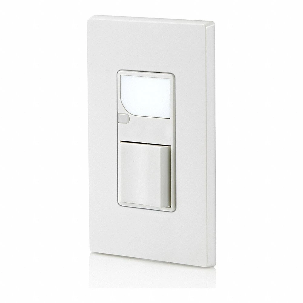 Wall Rocker Switch, Single Pole, White, 15 A, Screw Terminals