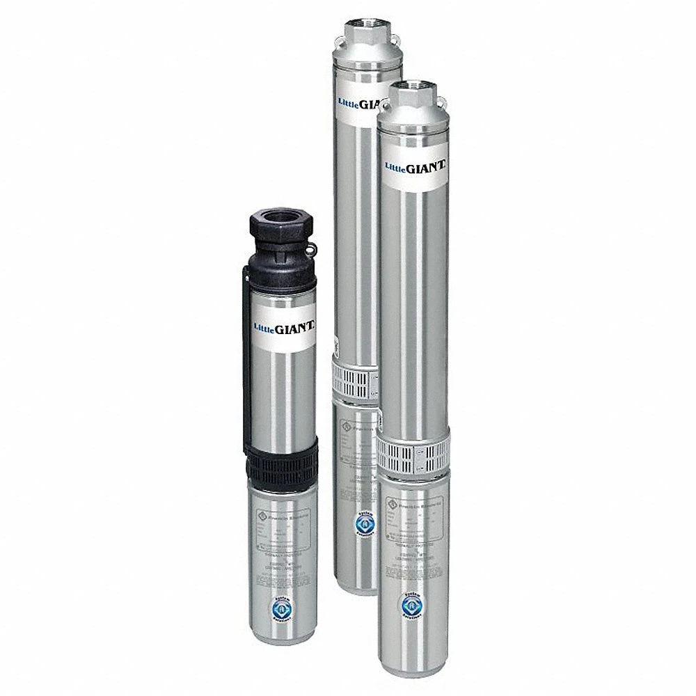 LITTLE GIANT 559178 Submersible Pump, 12 gpm Nominal Flow Rate, 3/4 hp, 230 VAC, 6.8 A, 338 ft Max. Head | CR9QLH 794KP3