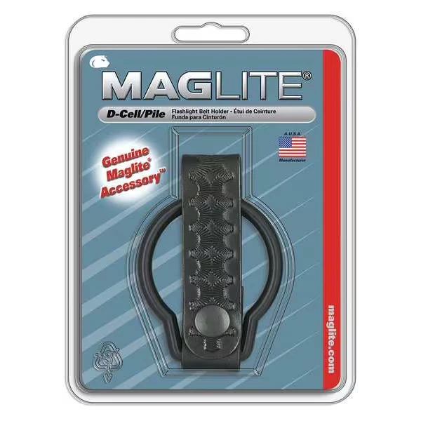 Flashlight Holster, Black, 3-5/8 Inch H