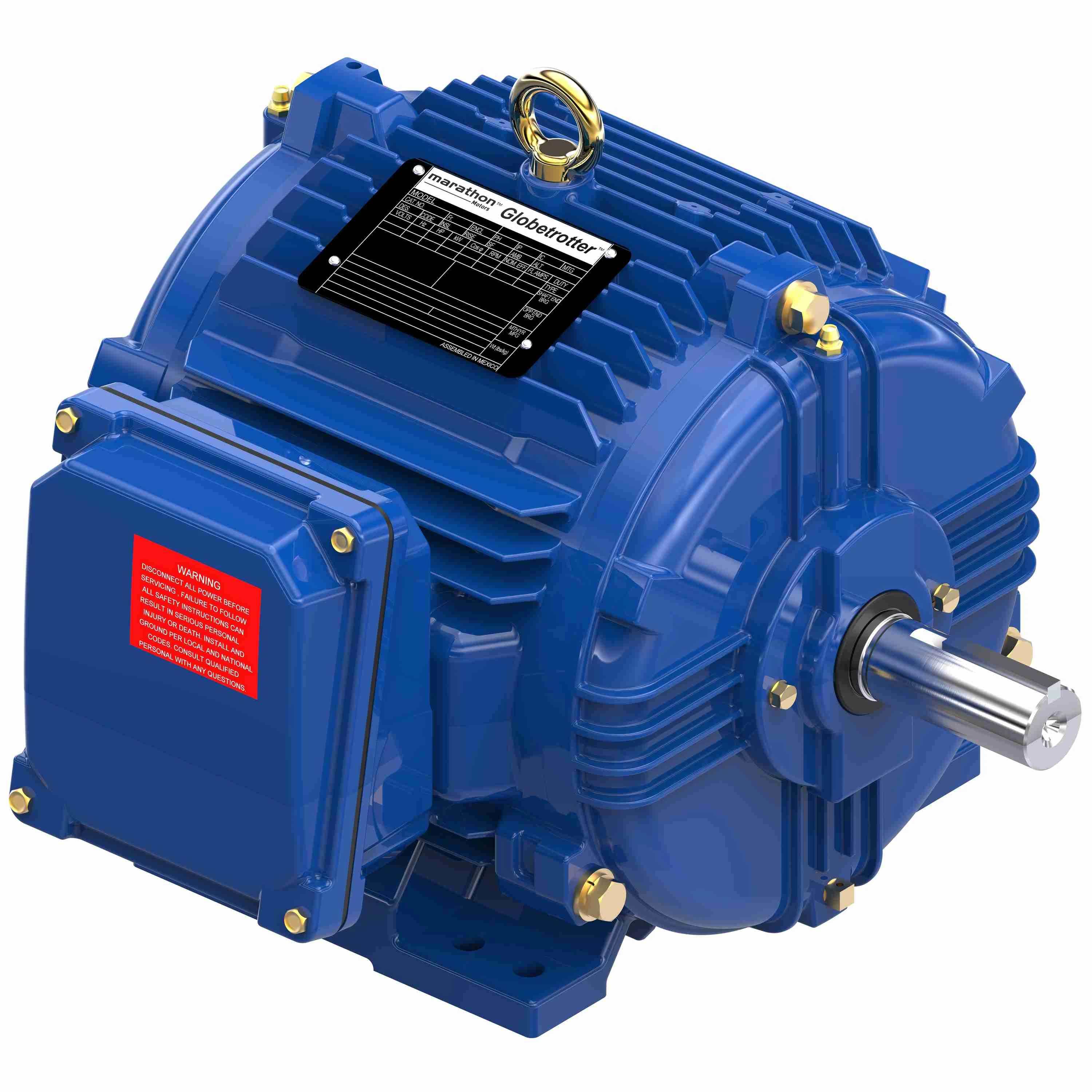 MARATHON 182THTCD9026 Severe Duty Motor, 3 hp, 3 Phase, 1770 Rpm, 460VAC, 182T Frame | CH6HYQ 61HV04