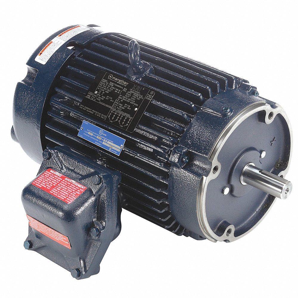 Hazardous Location Motor, 3 HP, 7.6/3.8A