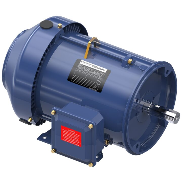 Close-Coupled Pump Motor, 15 HP, 60 Hz, 230/460 V, 3600 RPM