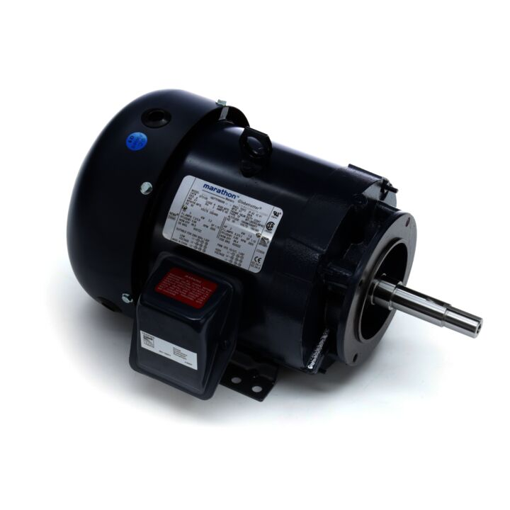 Close-Coupled Pump Motor, 3 HP, 3600 RPM, 575 V, 60 Hz