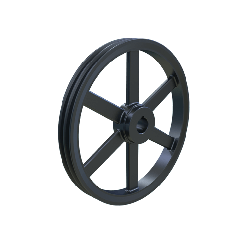 MARTIN SPROCKET 2AK124 1 3/16 Sheave, 1.188 Inch Bore, 12.250 Inch Outside Dia., 2 Groove, Cast Iron | AM3KKZ