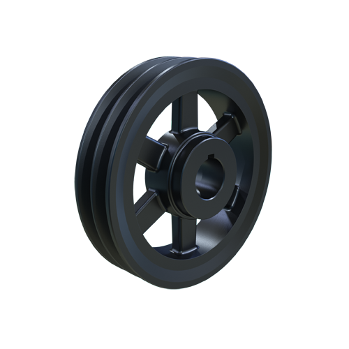 MARTIN SPROCKET 2BK80 1 3/8 Sheave, 1.375 Inch Bore, 7.750 Inch Outside Dia., 2 Groove, Cast Iron | BA2FXA