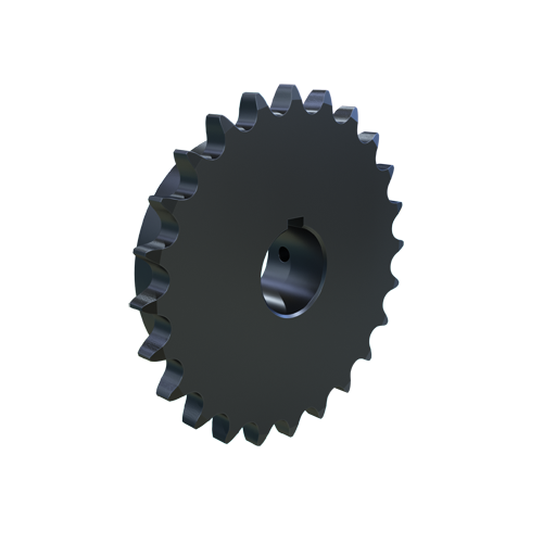 MARTIN SPROCKET 40BS24 1 Roller Chain Sprocket, 40 Chain No., 1 Inch Bore, 4.098 Inch Outside Dia. Steel | AJ8WFM