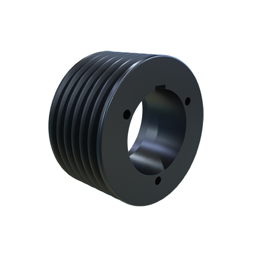 MARTIN SPROCKET 6 3V 500 Q Sheave, MST Bushing, 5 Inch Outside Dia., 6 Groove, 4.95 Inch Pitch Dia., Steel | BA3YZQ