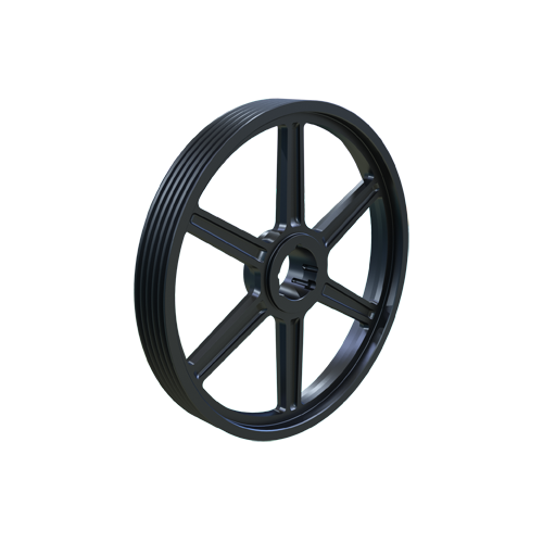 MARTIN SPROCKET 6 B 38 SD Sheave, QD Bushing, 4.150 Inch Outside Dia., 6 Groove, 3.8 Inch Pitch Dia., Cast Iron | AK4VNM