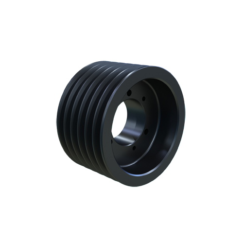 MARTIN SPROCKET 6 C 105 F Sheave, QD Bushing, 10.9 Inch Outside Dia., 6 Groove, 10.5 Inch Pitch Dia., Cast Iron | AK4WQX