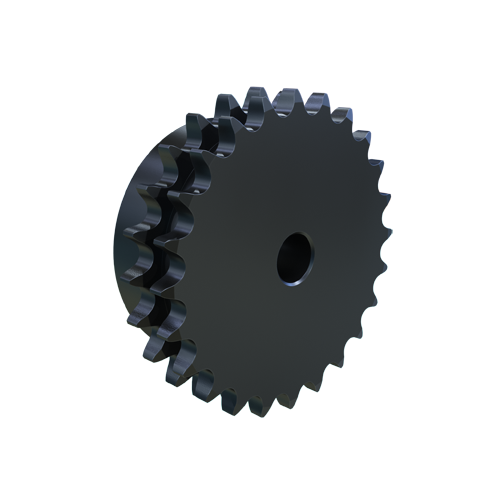 MARTIN SPROCKET D40B24H Roller Chain Sprocket, 40 Chain, Stock Bore, 24 Teeth, 3.831 Inch Pitch Dia., Steel | AJ9BFZ