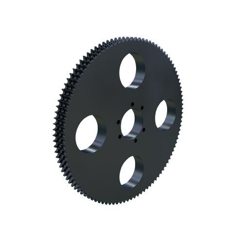 MARTIN SPROCKET E40SF102 Sprocket, QD, 40 Chain, 102 Teeth, 16.236 Inch Pitch Dia., 16.529 Inch O.D., Steel | BA3GLE
