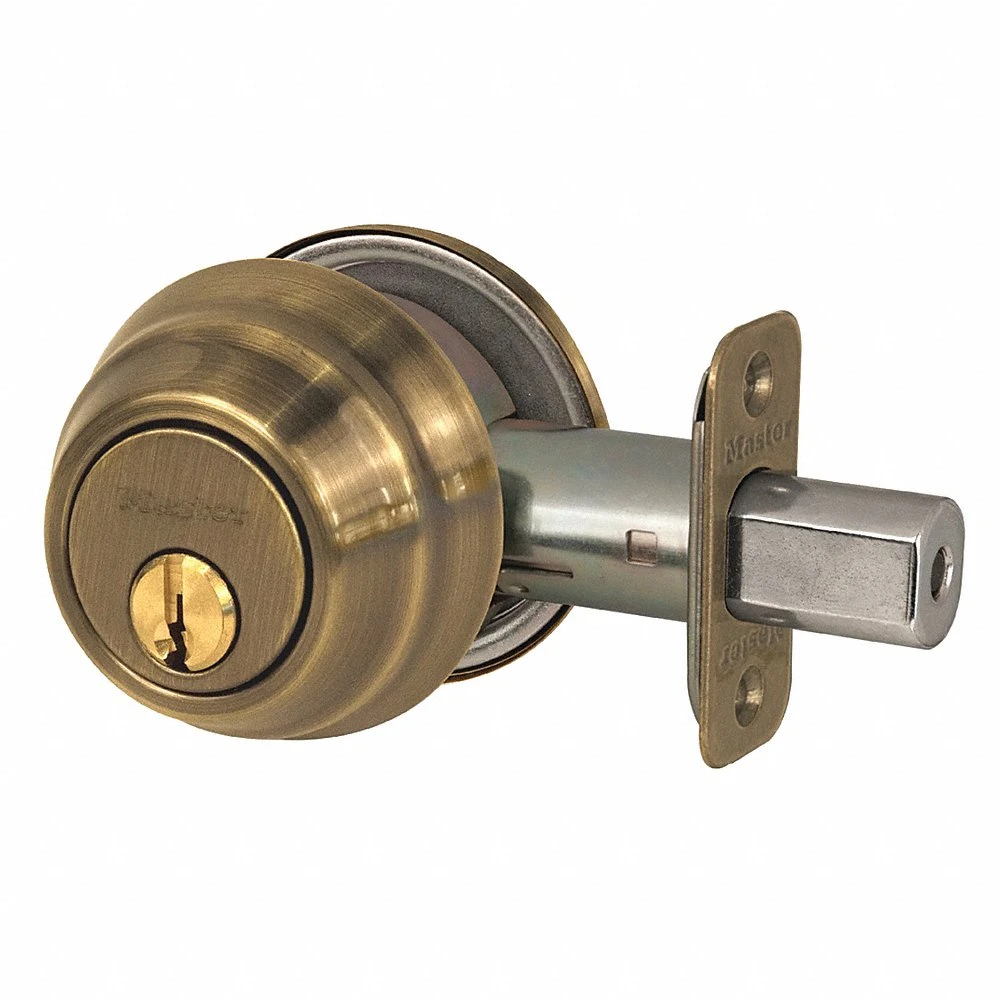 MASTER DSH0605KA4WK Lock Deadbolt, 1, Antique Brass, Weslock Wk1, Alike Inch Sets Of 4 | CT2HUL 492W78