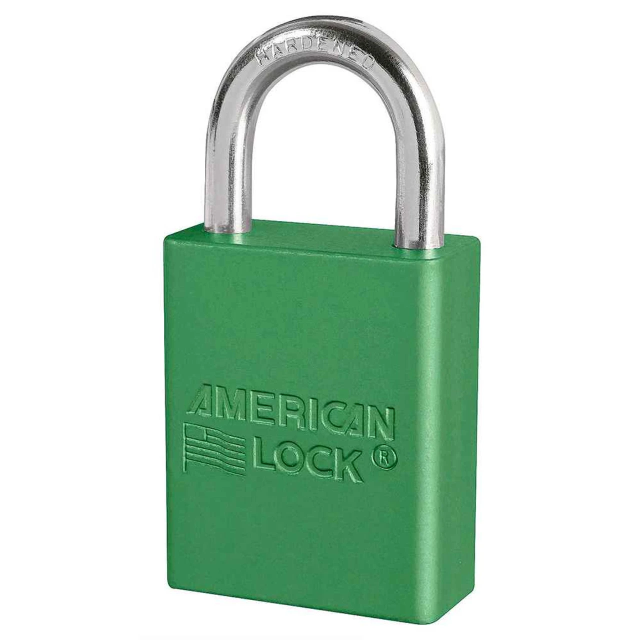 MASTER LOCK A1165KAMKGRN Anodized Aluminium Safety Padlock With Master Key, 1 Inch Tall Shackle, Keyed Alike, 6 Pin Locking, Green | CM7TMC