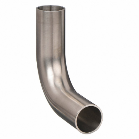 MAXPURE TE2S6L6.0-PL Elbow, 316L Stainless Steel, Orbital Weld X Orbital Weld, 6 Inch X 6 Inch Tube Od, 32 Ra | CT2LJQ 792R39