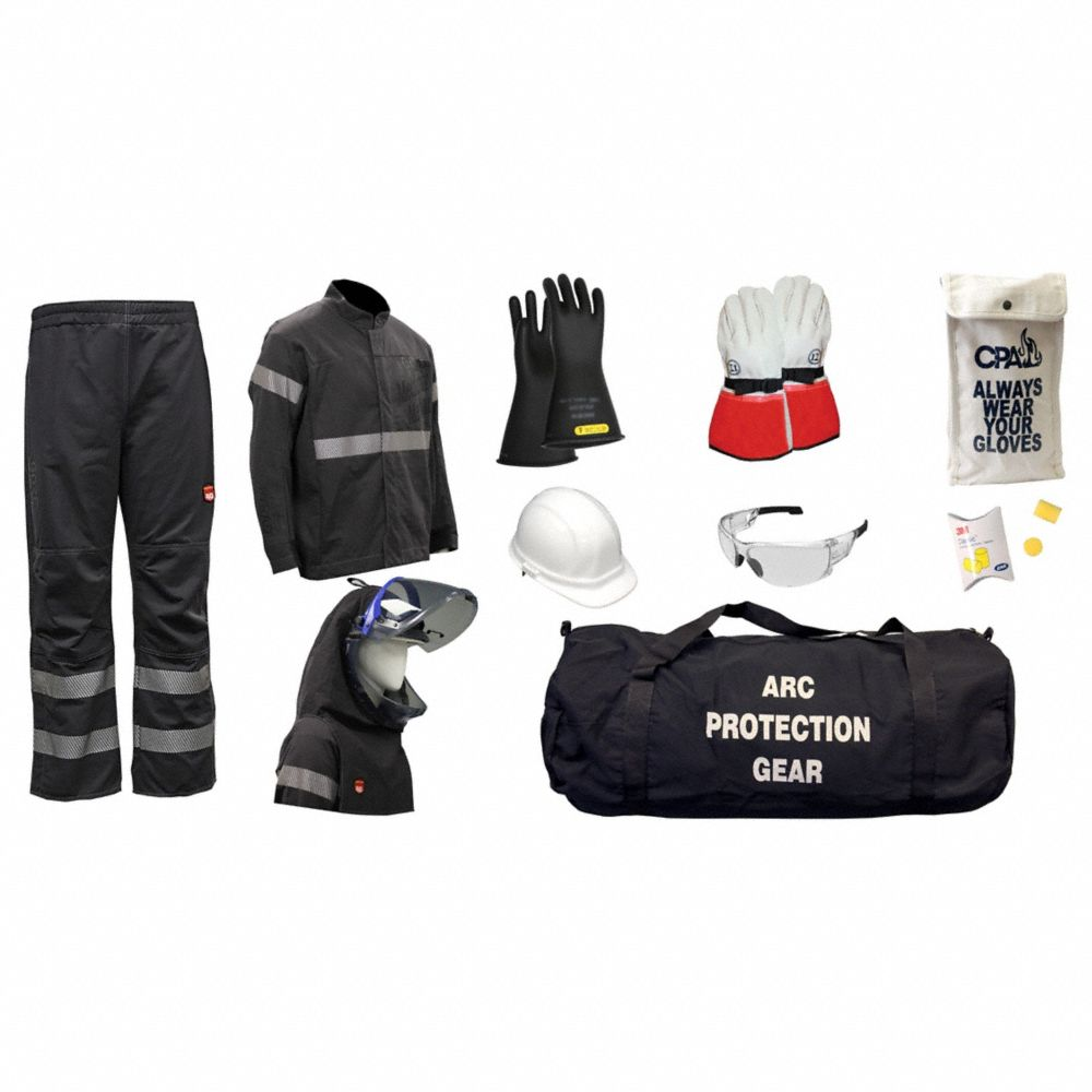 Arc Flash Protection Clothing Kit, Size 10