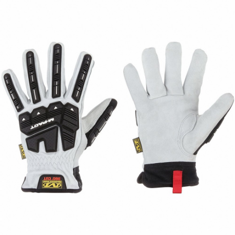 MECHANIX LDMPHD-X00-010 Leather Gloves, Drivers Glove, Pigskin, Std, ANSI Impact Level 2, Full, Aramid, 1 Pair | CT2UNJ 55NL07