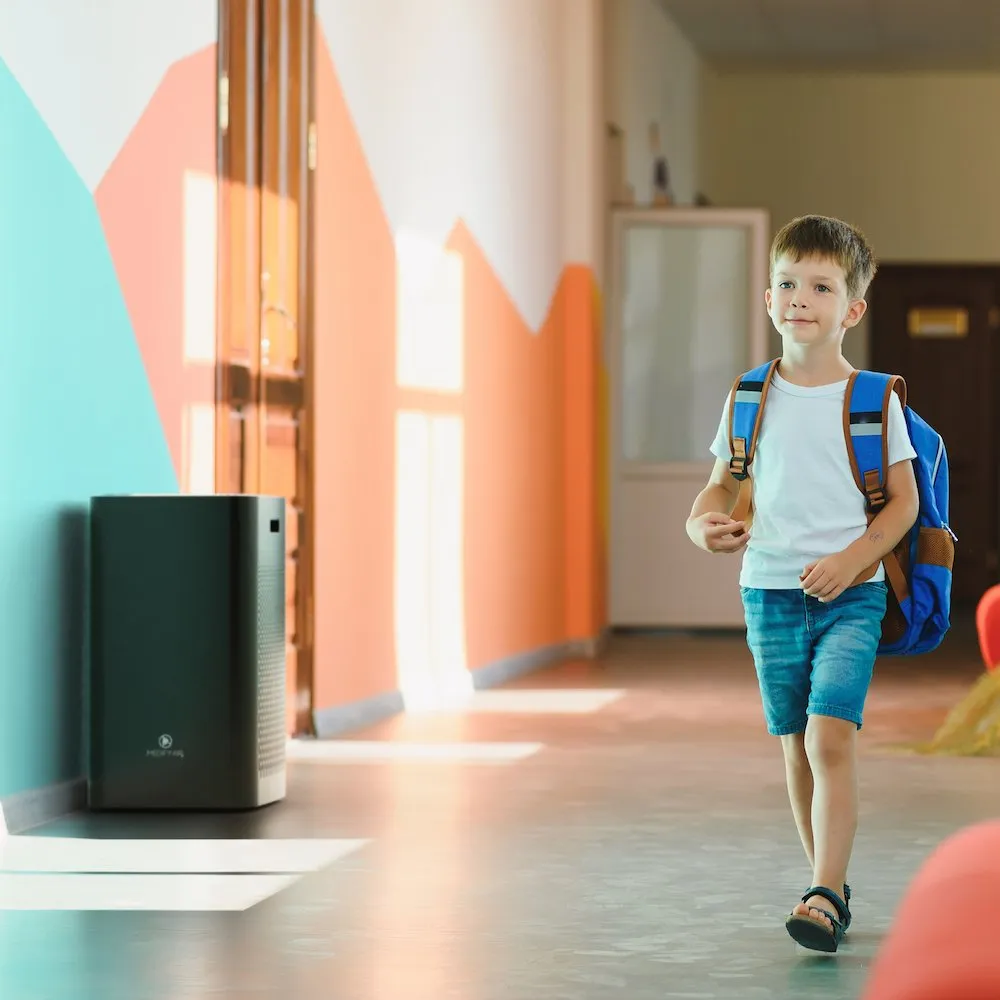 MA112 with UV H14 with True HEPA Filter 2500 sq ft Coverage Black