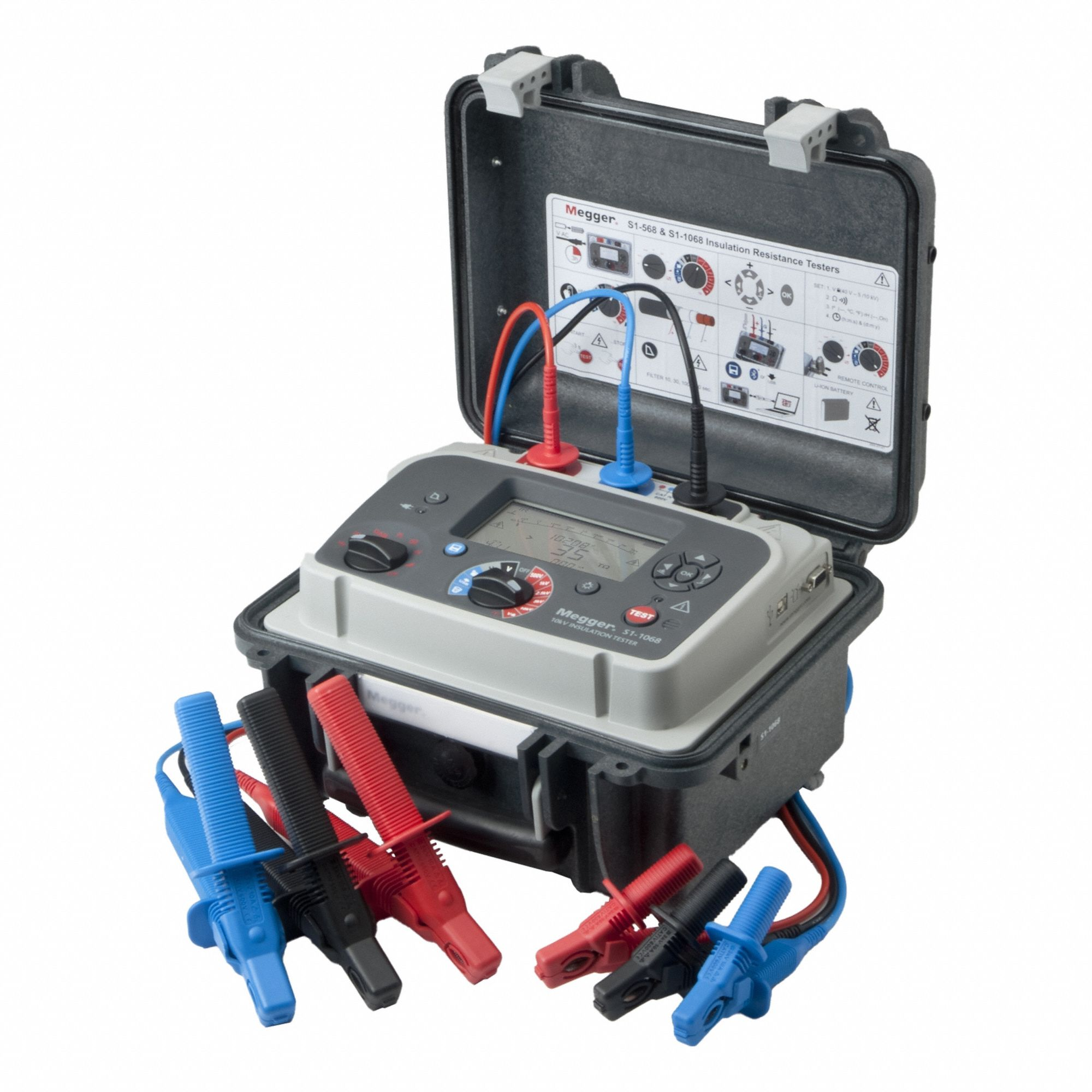 Insulation Resistance tester 8 mA, CAT IV 600V, AC Adapter/Battery