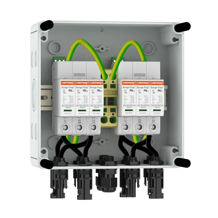 String Box, 1 MPPT with Type 1+2 SPD 1000V and cable glands