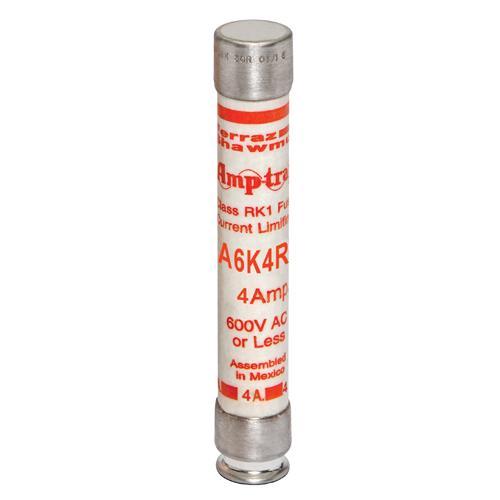 MERSEN FERRAZ A6K4R Fuse, Fast Acting, 600V, 4A, Class RK1 | CH4VKX